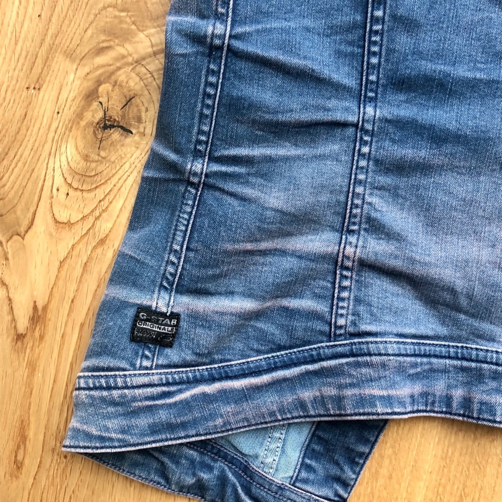G-STAR Blue & Pink denim sleeveless vest - Picture 7 of 15